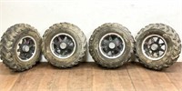 (4) Maxxis 4ply Rating Atv Tires & Rims