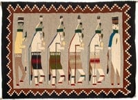 Navajo Yeibichi Hand-Woven Textile