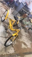Vevor 3 wheel bicycle like New yellow