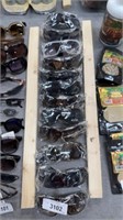 12 pairs of sunglasses