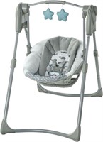 $147 - Graco Slim Spaces Compact Baby Swing, Humph