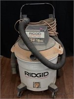 Ridged Wet Dry Vac 6.25 Hp 16gal W/ Attachments