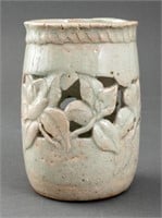 Korean Jeoson Dynasty Celadon Glazed Vessel