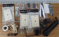 Lot of wiring devices, screws and more