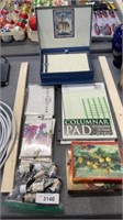 Stationary and oils lot