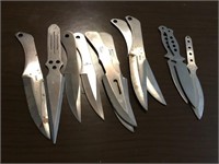 Assortment Small Stainless Steel Throwing Knives