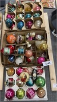 Glass Christmas bulbs