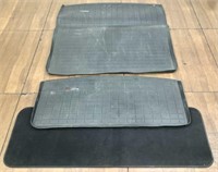 (3pc) Black Rubber Mats, Weather Tech, Carpet