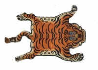 Tibetan Tiger Nepali Floor Rug