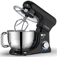 All-Metal COOKLEE Stand Mixer,6.5Qt Kitchen Electr