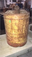 Kendall motor oil 5 gallon can
