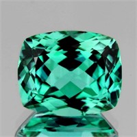 Natural Emerald Bluish/Green Apatite 9x7 MM {Flawl