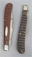 (2) Case folding knives, Case and Saber.