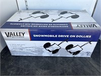 Snowmobile drive on dollies
