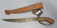 Vintage Knife in wooden sheath.
