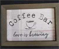 Wooden decor - Coffee Bar sign