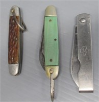 (3) Folding knives, all Girl Scout. Multi blade