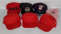 7 Baseball Caps - Ea Sports, Dope, Nra