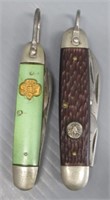(2) Multi blade Scout knives. Includes Ulster,