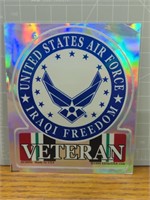 US Air Force Iraqi freedom veteran