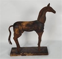 Vintage Metal Horse Figure