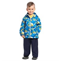 Gusti Toddler's 2T Rain Jacket, Blue 2T