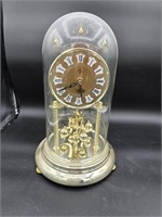 Elgin Roman Numeral Clock with Glass Dome