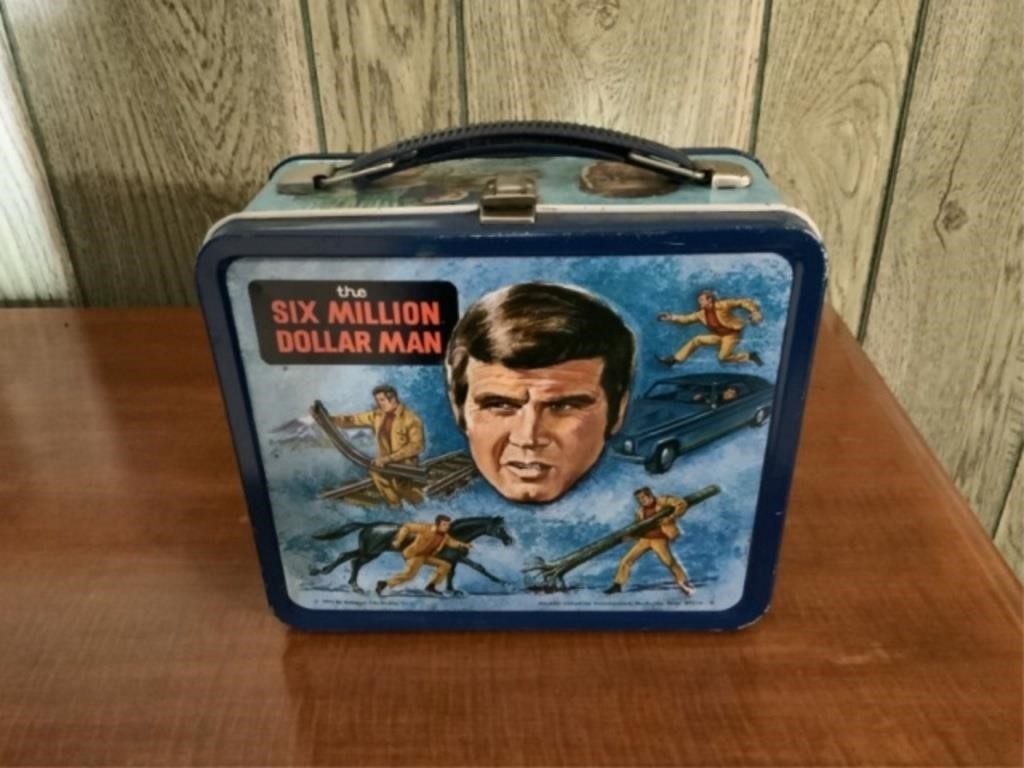 The Six Million Dollar Man lunch box