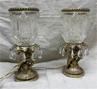 Brass Lady Table Lamps