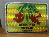 USA made military decal Republic of Vietnam