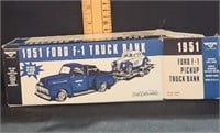 ERTL 1951 Ford F-1 Truck bank -NIB