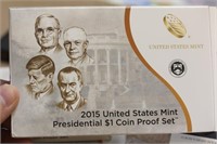 2015 Presidential $1.00 Coin Proof Set