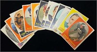 (12) 1958T Football Cards