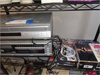 Vintage VCRs, VHS and DVD movies