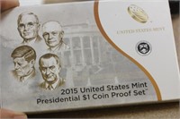 2015 Presidential $1.00 Coin Proof Set