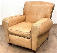 Transitional Faux Leather Barcalounger Recliner