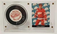 Paul Coffey Autographed Hockey Puck