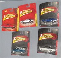 (5) Johnny Lightning Die Cast Cars in Packages.