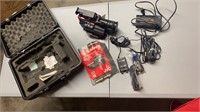 JVC Video Camera  with Hard Case and Accessories
