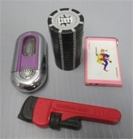 (4) Vintage lighters.