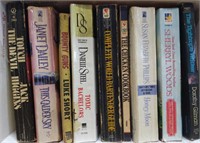 Book lot, Danielle Steel, cookbooks and more