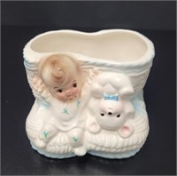 1960's Rubens Porcelain Baby Booties Planter