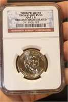 An NGC $1.00 Presidential Coin