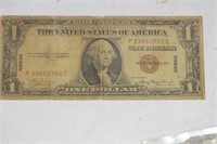 A 1935 One Dollar Silver Certificate