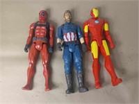 LOT OF 3 ACTION FIGURES