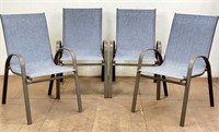 Outdoor Stackable Metal Patio Chairs