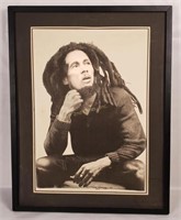 Framed Bob Marley Art Print
