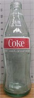 Vintage Glass coke jar 1 liter