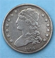 1836 Capped Bust Quarter