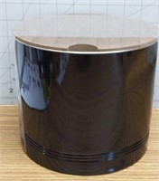 Metal jar with lid (dented)